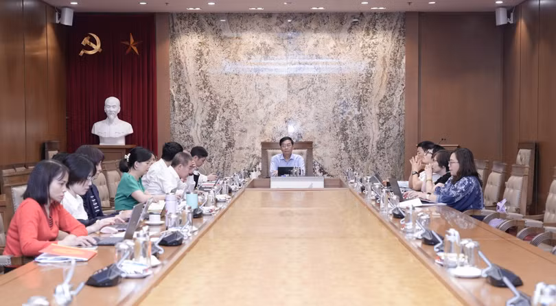 Các đại biểu tham dự Hội nghị tại điểm cầu trụ sở Petrovietnam