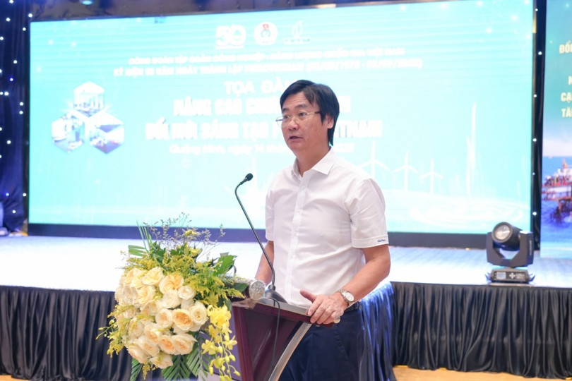 Đồng chí Nguyễn Mạnh Kha cho biết, Công đoàn Petrovietnam luôn coi đổi mới sáng tạo là động lực then chốt để nâng cao năng suất lao động, hiệu quả công việc và sức cạnh tranh của doanh nghiệp.