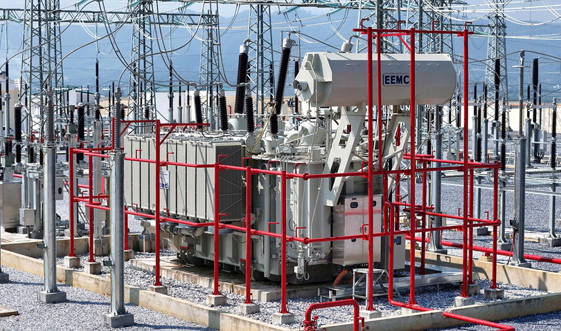 Máy biến áp tại Trạm biến áp 220kV Phú Thọ 2