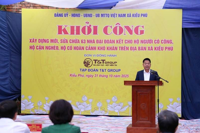 Ông Nguyễn Ngọc Nghị, Phó Tổng Giám đốc Tập đoàn T&amp;T Group phát biểu tại sự kiện