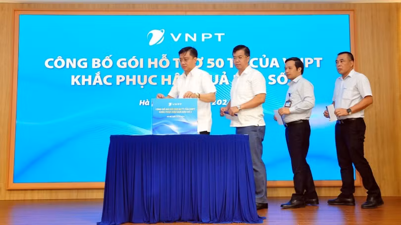 VNPT triển khai gói hỗ trợ khắc phục hậu quả cơn bão số 3 trị giá 50 tỷ đồng