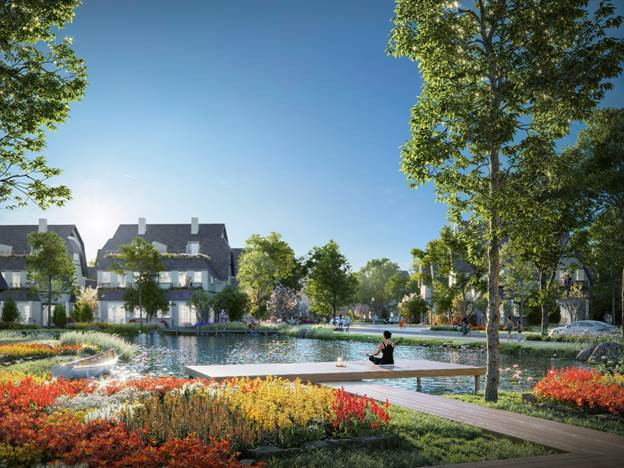 Vườn yoga nổi tại Đảo Châu Âu