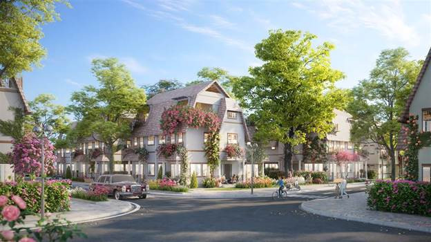 Những căn biệt thự tại Đảo Hoa Hồng rực rỡ