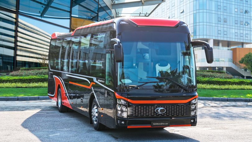 Hình 1. THACO Mobihome 120 có diện mạo mới mẻ và sang trọng.png