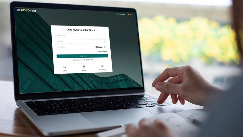 BIDV Direct - ứng dụng số hữu ích dành cho khách hàng tổ chức