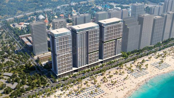 Sở hữu vị trí sát biển Bãi Cháy, Sun Centro Town ngắm trọn vịnh Hạ Long (Ảnh: Sun Property).