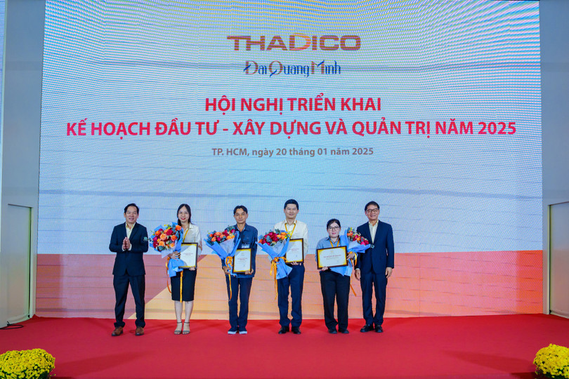 THADICO khen thưởng 3 cá nhân, 1 tập thể xuất sắc năm 2024 tại Văn phòng TP.HCM