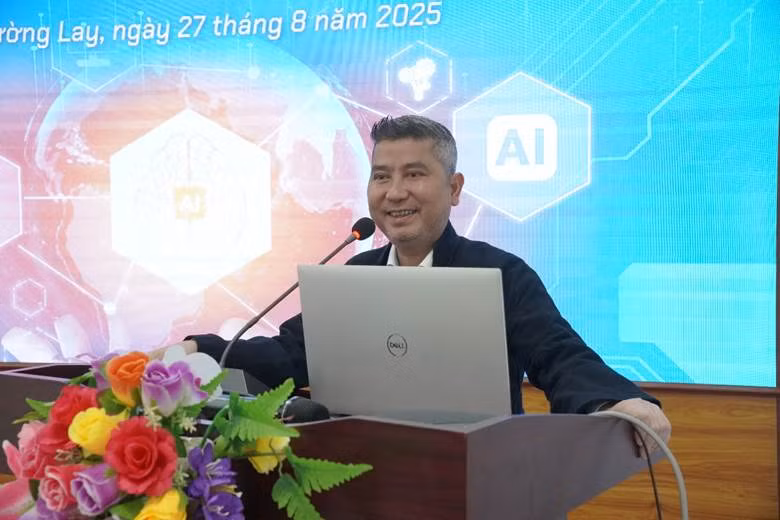 Ông Vũ Xuân Nguyên – Chủ tịch HĐQT IGB Group phát biểu tại buổi tập huấn