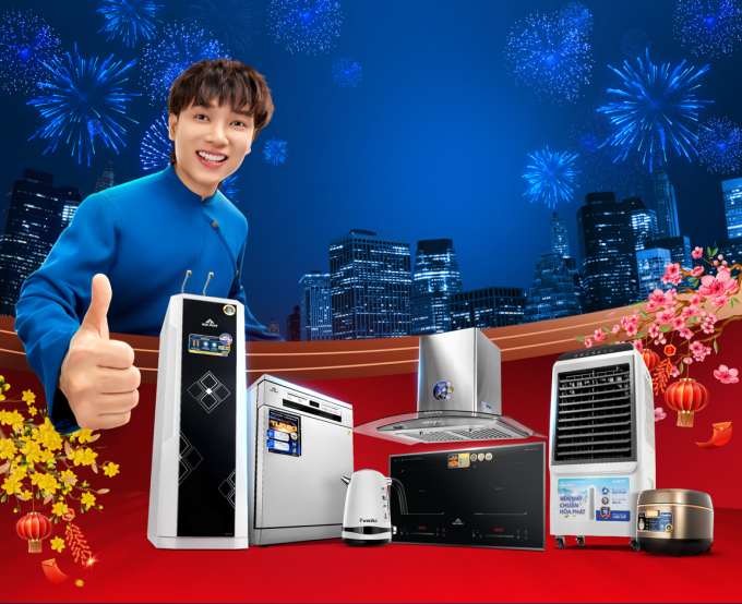 Các dòng sản phẩm chủ lực của thương hiệu cũng có nhiều cải tiến bổ sung, chú trọng tính năng hỗ trợ sức khỏe gia đình. Ảnh: Điện máy gia dụng Hòa Phát