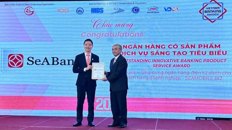 SeABank lần thứ 4 liên tiếp được vinh danh là Ngân hàng Việt Nam tiêu biểu