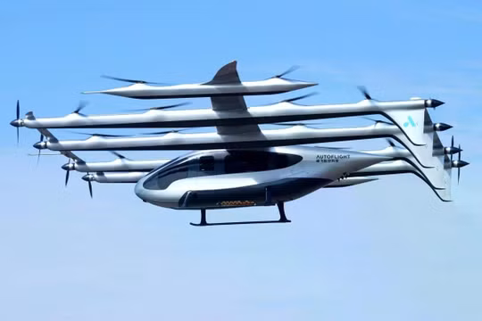 AutoFlight mô tả Matrix là mẫu máy bay eVTOL lớn nhất thế giới hiện nay. Ảnh: SCMP.