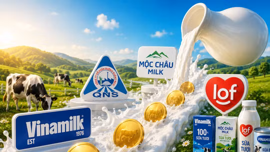 Cổ tức tiền mặt “ngọt như sữa” của doanh nghiệp sữa Việt