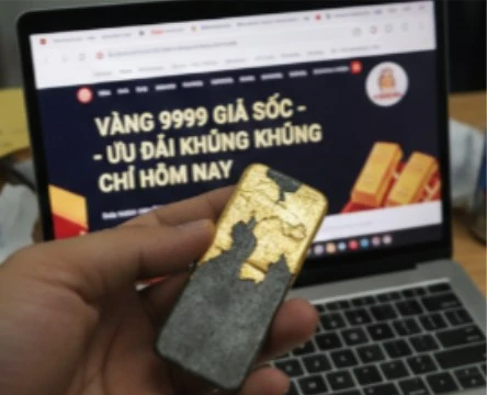 Bị lừa 300 triệu đồng khi mua vàng qua Facebook "tích xanh"