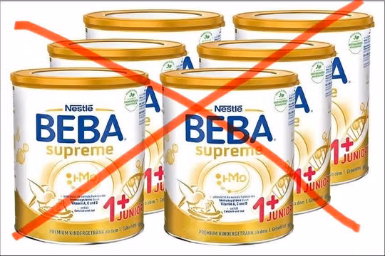 Bộ Y tế yêu cầu Nestlé báo cáo khẩn về việc sữa trẻ sơ sinh nghi có độc tố