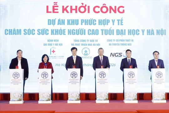 Tổng bí thư Tô Lâm dự khởi công Dự án Khu phức hợp Y tế - Chăm sóc sức khỏe người cao tuổi ĐHYHN