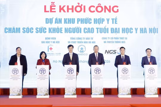 Tổng bí thư Tô Lâm dự khởi công Dự án Khu phức hợp Y tế - Chăm sóc sức khỏe người cao tuổi ĐHYHN