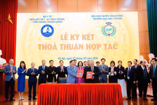 Viện Sốt rét Trung ương ký kết chiến lược, củng cố vị thế đầu ngành