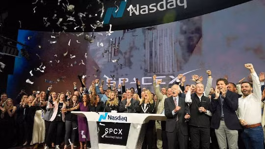 SpaceX IPO thành công rực rỡ trên sàn Nasdaq. Ảnh: Getty.