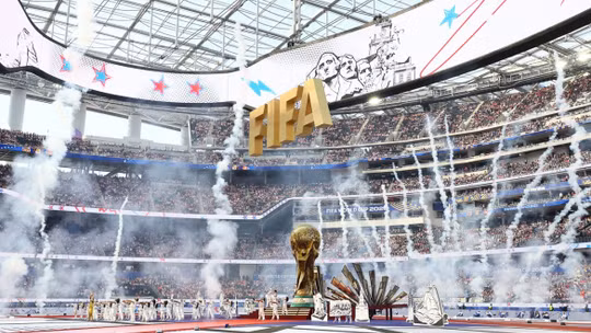 Lễ khai mạc World Cup 2026 tại Los Angeles. Ảnh: Reuters.