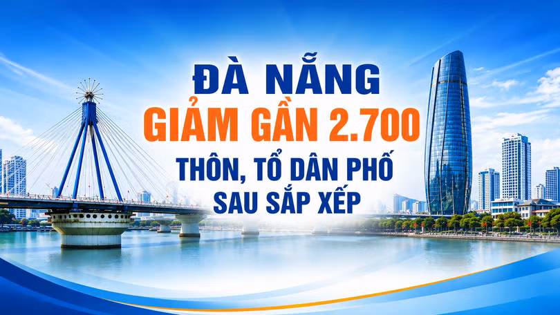 Infographic về Đề án sắp xếp, kiện toàn tổ chức, hoạt động thôn, tổ dân phố ở Đà Nẵng. Thiết kế: Xuân Lực