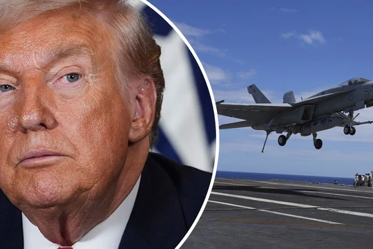 Quân đội Mỹ có thể được đặt trong tư thế sẵn sàng tấn công Iran ngay trong cuối tuần này. Ảnh: 9News.