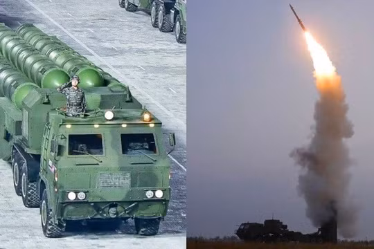 Hệ thống phòng không tầm xa Pyongae-6 của Triều Tiên. Ảnh: MW.