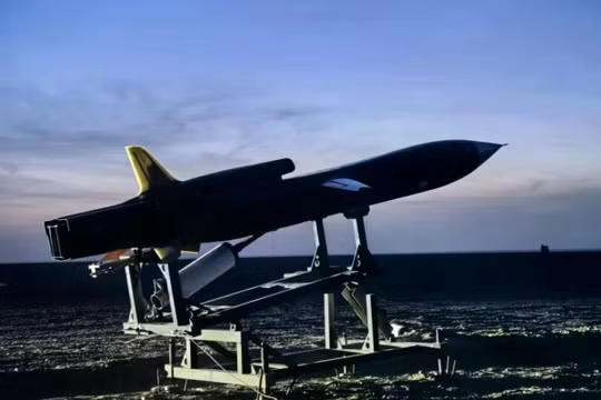 Vòi phun đã được thử nghiệm trên máy bay không người lái CK-300. Ảnh: NUAA.