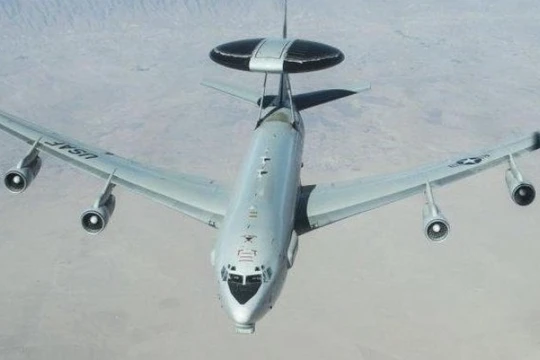 Máy bay AWACS E-3 Sentry của Không quân Mỹ. Ảnh: MW.