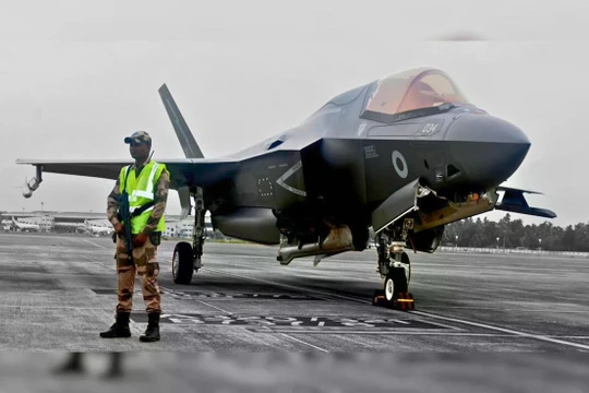 Máy bay F-35B của quân đội Anh. Ảnh: Getty.
