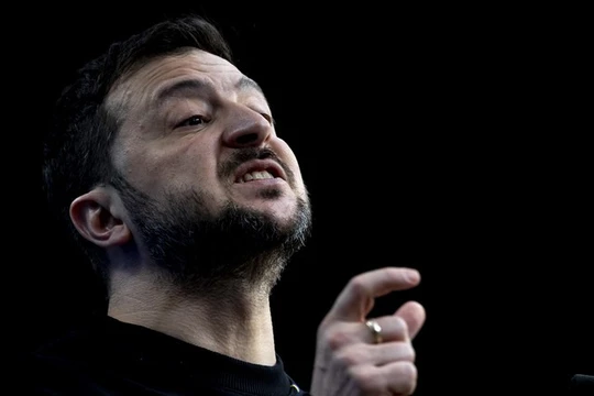 Tổng thống Ukraine Volodymyr Zelensky. Ảnh: Getty.