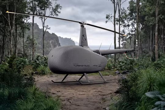 Hình đồ họa mẫu trực thăng R66 được trang bị hệ thống tự hành MATRIX của Sikorsky. Ảnh: IE.