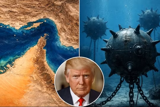 Tổng thống Mỹ Donald Trump đã đưa ra cảnh báo nghiêm trọng trước việc Iran đặt thủy lôi ở eo biển Hormuz. Ảnh: FPJ.