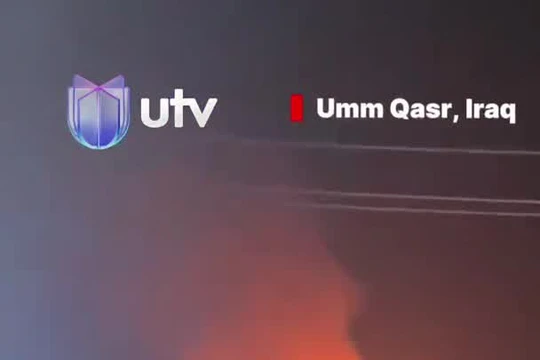 Căn cứ hải quân ở Iraq bốc cháy dữ dội, nghi bị UAV Iran tấn công