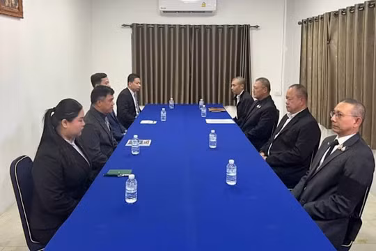 Các quan chức quân sự của Thái Lan và Campuchia đã bắt đầu đàm phán vào ngày 24/12, sau khi cả hai nước nhất trí thảo luận về việc nối lại lệnh ngừng bắn. Ảnh: CNA.