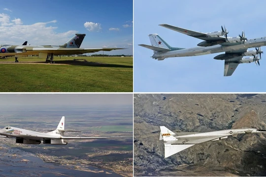 Các mẫu máy bay ném bom lớn nhất từng được chế tạo. Ảnh: Getty.