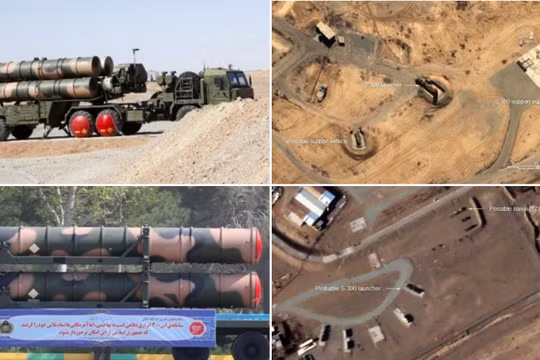 Hình ảnh vệ tinh và bệ phóng của hệ thống S-300PMU-2 cho thấy Iran đang triển khai phòng không dày đặc. Ảnh: MW.