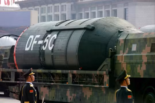 Lầu Năm Góc cho biết lãnh thổ Mỹ đang "ngày càng dễ bị tổn thương", viện dẫn kho vũ khí ngày càng lớn mạnh của Trung Quốc bao gồm năng lực hạt nhân, hàng hải và tấn công tầm xa thông thường, năng lực mạng và không gian. Ảnh: EPA.