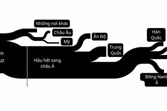 Nghẽn eo Hormuz: Hành trình của dầu mỏ bị đảo lộn như thế nào bởi chiến tranh?