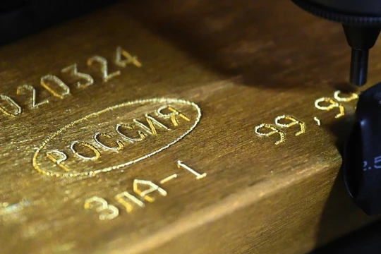 Trung Quốc đã mua vàng của Nga với số lượng kỷ lục trong tháng 11 vừa qua. Ảnh: Sputnik.