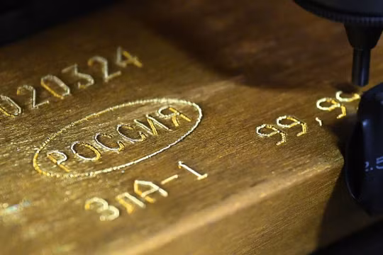 Trung Quốc đã mua vàng của Nga với số lượng kỷ lục trong tháng 11 vừa qua. Ảnh: Sputnik.