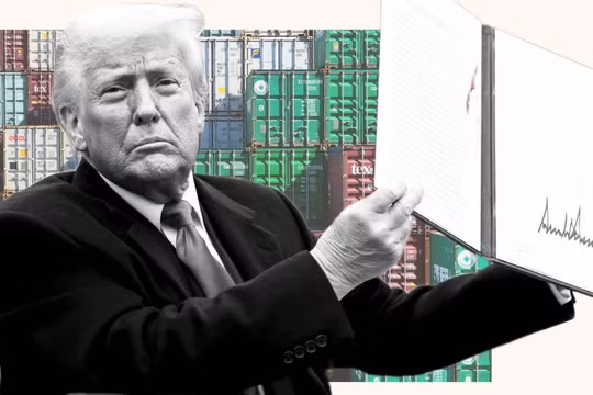 Ông Trump đã ký một loạt các thỏa thuận được gọi là "thuế quan có đi có lại", áp đặt thuế đối với hầu hết các quốc gia xuất khẩu hàng hóa sang Mỹ nhiều hơn nhập khẩu. Ảnh: FT.