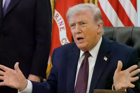 Tổng thống Mỹ Donald Trump cho biết chiến tranh với Iran có thể sớm kết thúc, đồng thời cảnh báo khả năng rời khỏi NATO. Ảnh: Axios.