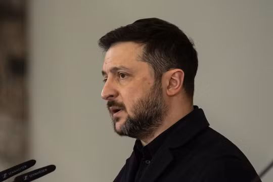 Tổng thống Ukraine Volodymyr Zelensky. Ảnh: Getty.