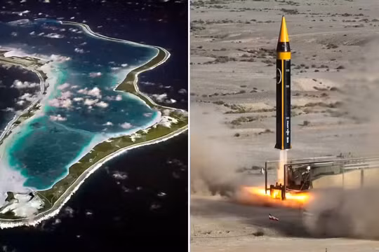 Việc Iran phóng tên lửa nhằm vào căn cứ Diego Garcia của Mỹ-Anh cho thấy năng lực tấn công tầm xa vượt trội của nước này. Ảnh: TOI.