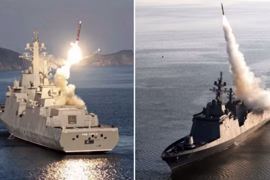 Tàu khu trục lớp Choe Hyon của Triều Tiên. Ảnh: MW.