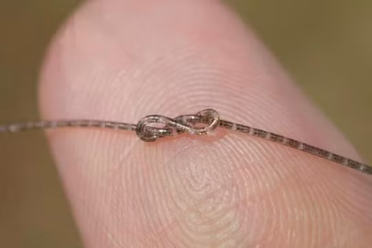 Mạch tích hợp sợi quang là một thiết bị điện tử mới, mỏng như sợi tóc người. Ảnh: SCMP.