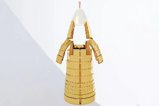 Trong nhiều thế kỷ, vẻ lộng lẫy của áo giáp vàng thời nhà Đường chỉ còn tồn tại trong thơ ca và trí tưởng tượng. Ảnh: SCMP.