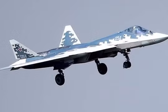 Chiến đấu cơ tàng hình Su-57 của Nga. Ảnh: MW.