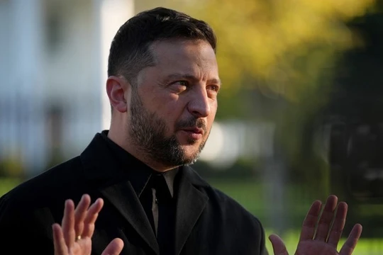 Tổng thống Ukraine Volodymyr Zelensky. Ảnh: Getty.