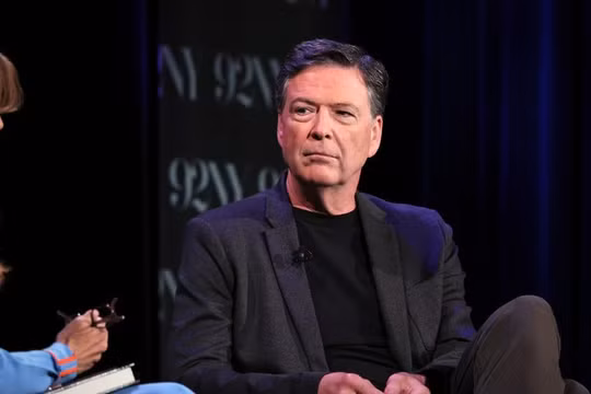 Cựu Giám đốc FBI James Comey phát biểu tại một sự kiện ở New York vào ngày 30/5/2023. Ảnh: Getty.